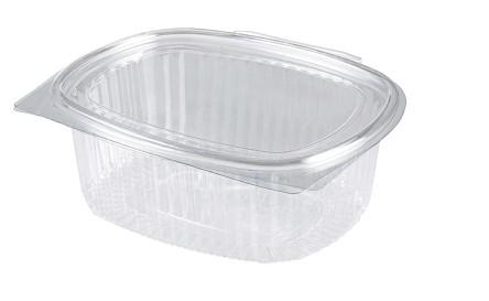 VASCHETTA OVALE 2000CC IN PET TRASP. INCERNIERATO CF=50PZ