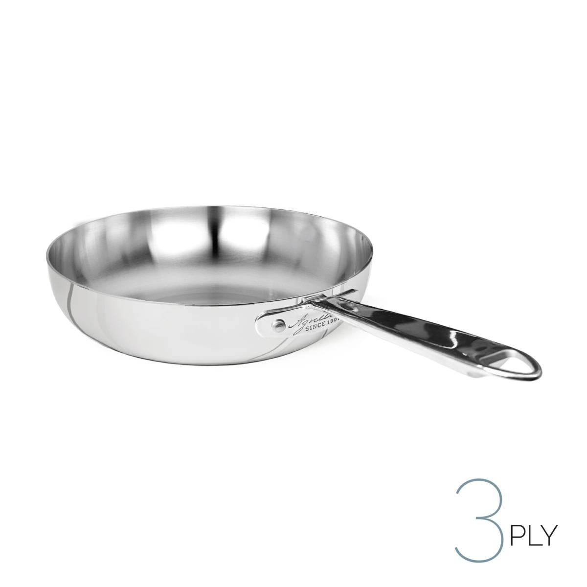 PADELLA ALTA ALUINOX 3PLY 1/M CM24X6,5 inox1907
