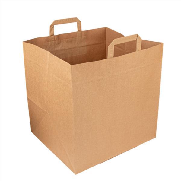 SHOPPER PER SCATOLE PIZZA 36+31x36CM AVANA CF 125PZ