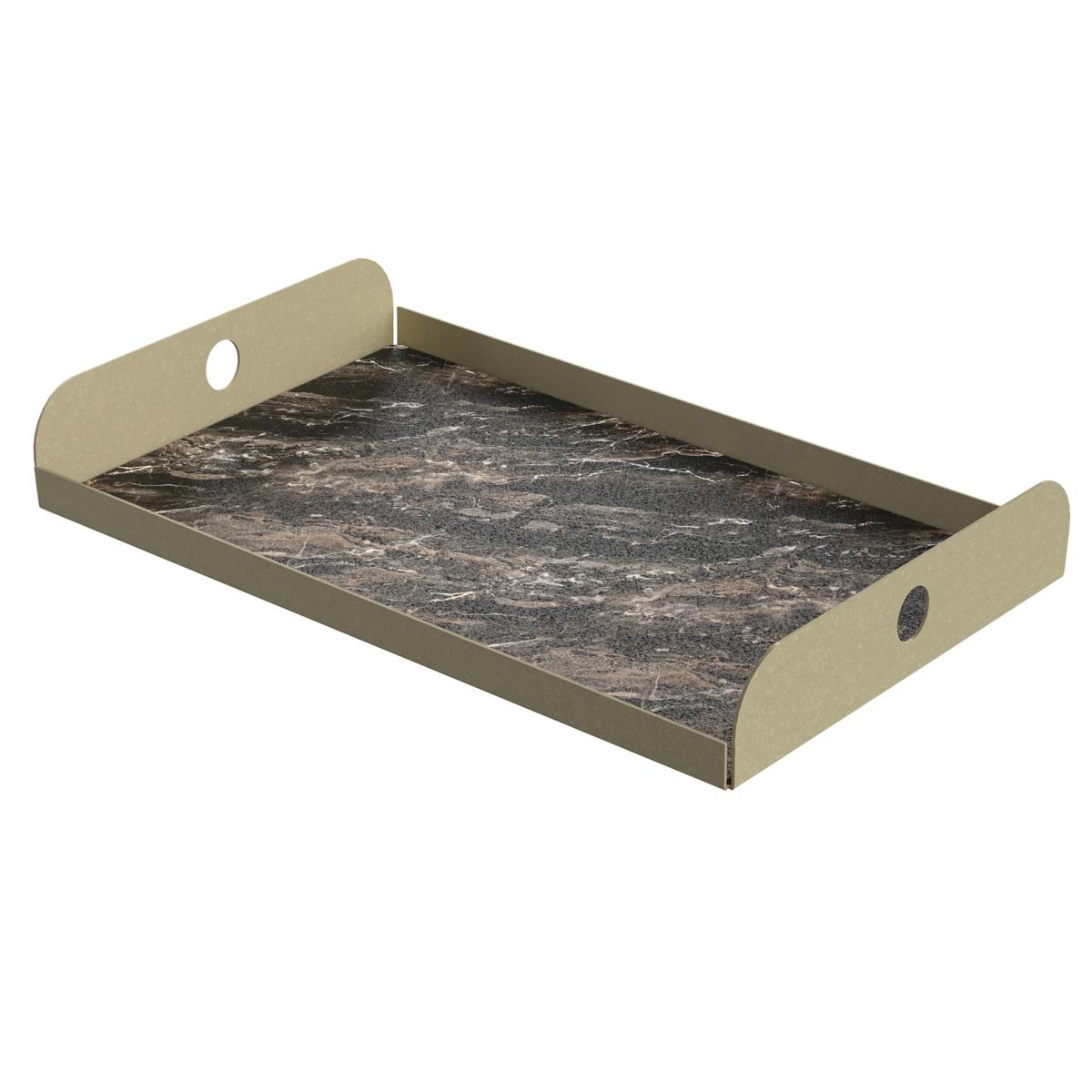 VASSOIO PASTICCERIA SABBIA HPL ROYALE 32X53X7CM