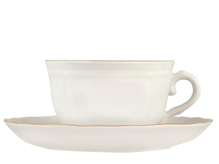 TAZZA TE' C/PIATTINOALBA GOLD 220CL