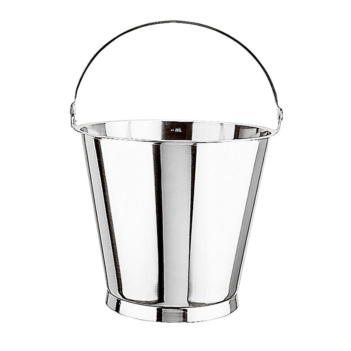 SECCHIELLO GRADUATO 15LT CON BASE INOX