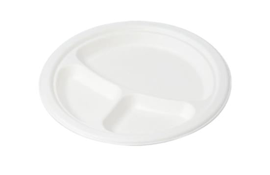 PIATTO PIANO POLPA TONDO2SCOMPARTI DA 22,5 BYO 50PZ