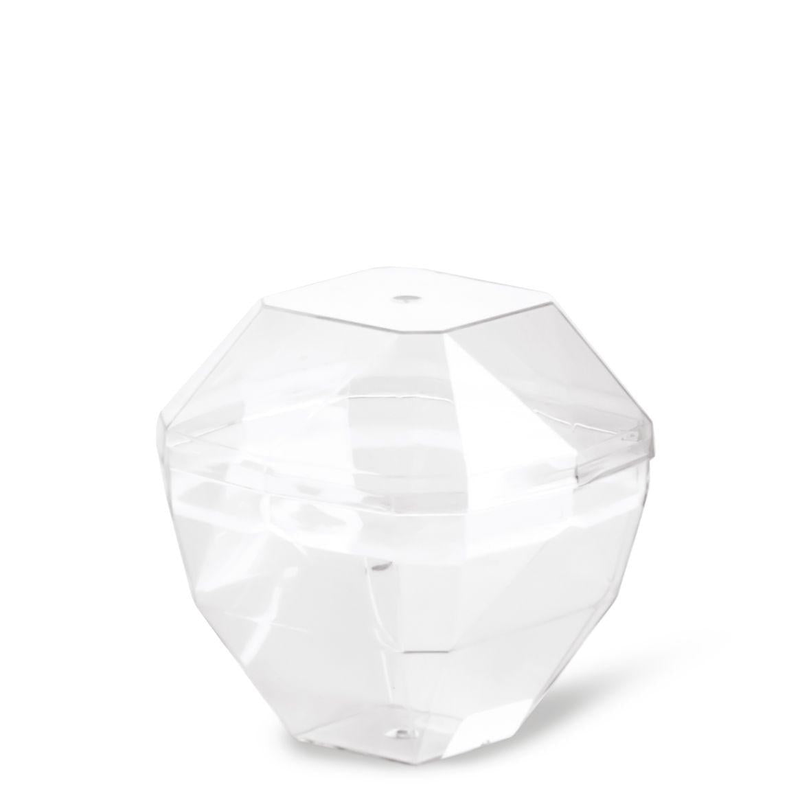 MINI DESSERT SOLITARIO PS TRASPARENTE 180CC C/COP.CF=20PZ
