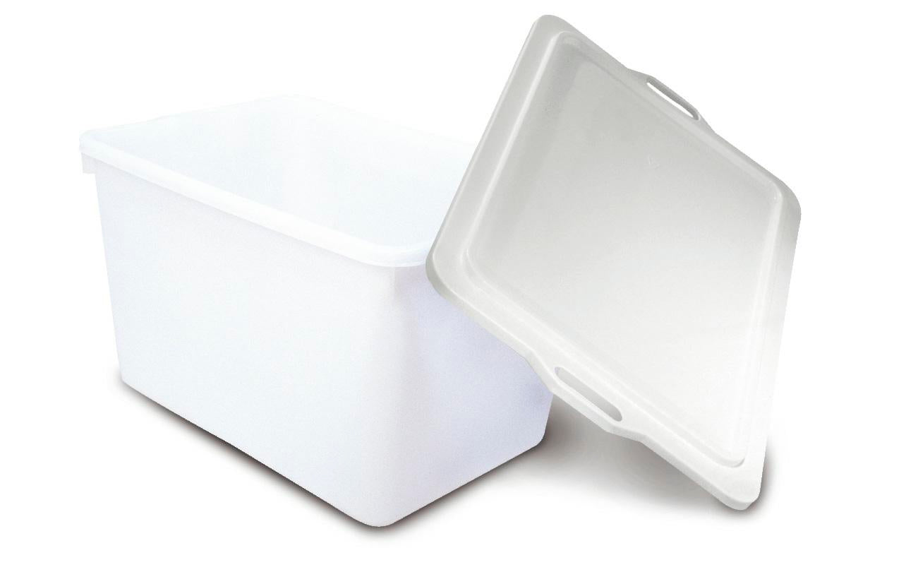 BACINELLA RETTANGOLARE CM 80X52X40 H - LT.100 NEUTRO
