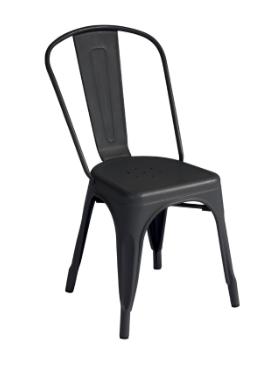 SEDIA LAMIERA IMPILABILE PIOMBO