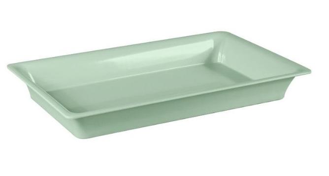 BACINELLA SLIM GN 1/1 H10 MIS.530X325 MELAMINA VERDE
