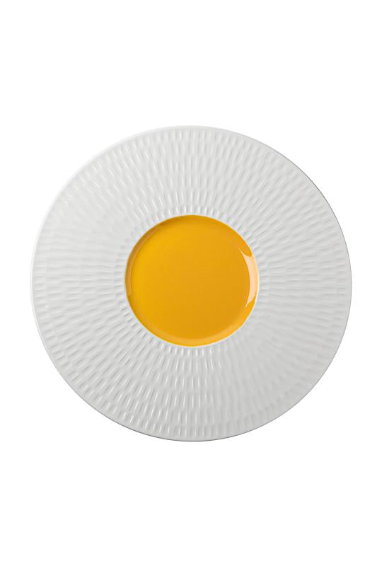 PIATTO PRESENTAZIONECM 30,5X1.5 GIALLO TOUCH ME