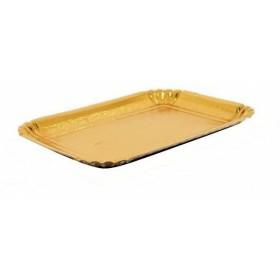 VASSOIO PATINATO ORO"FOLIUM" NR.9 CF=90PZ DIM.45X32