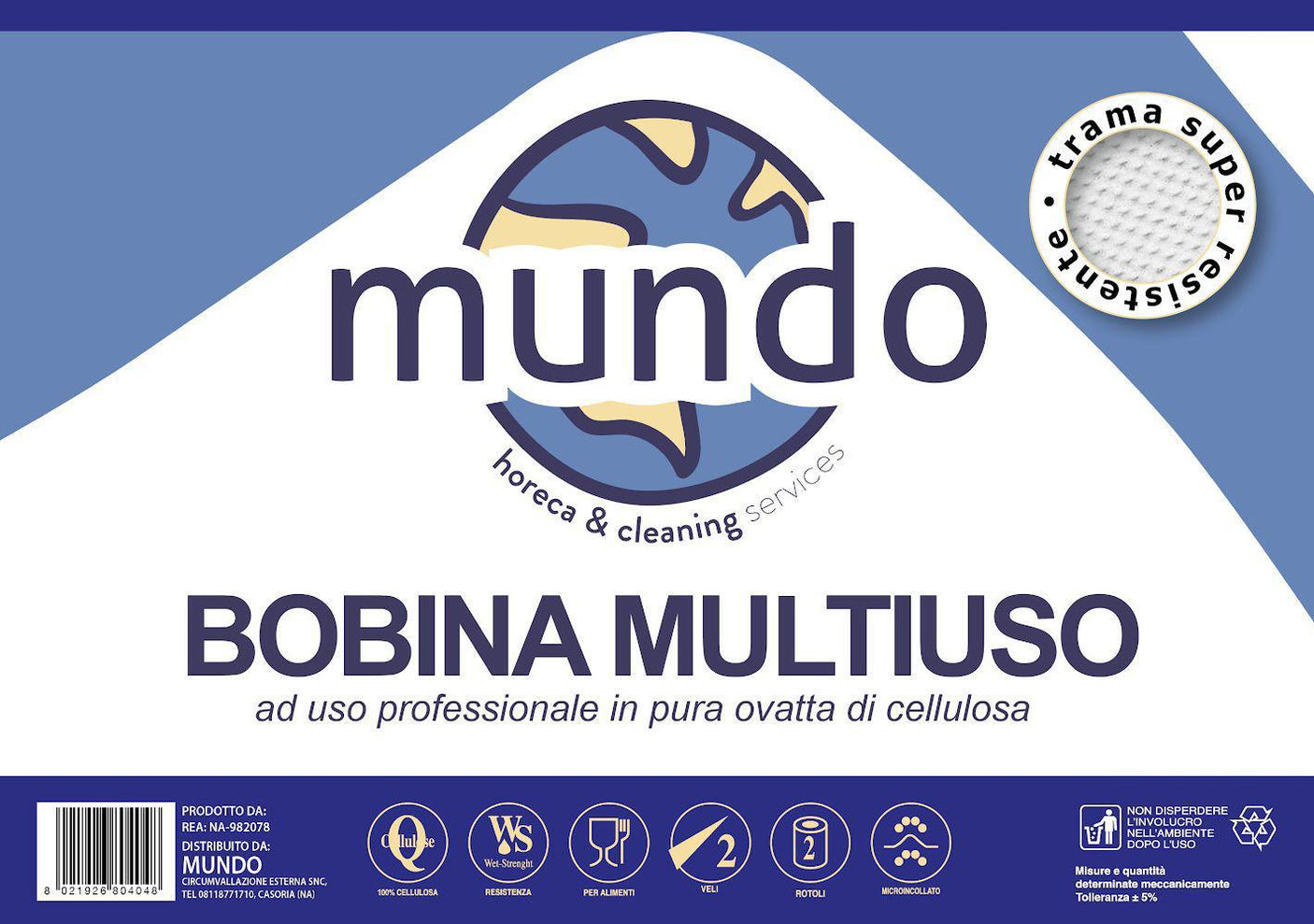 BOBINA "MUNDO" NEW 2V P.CELL CP=2RT