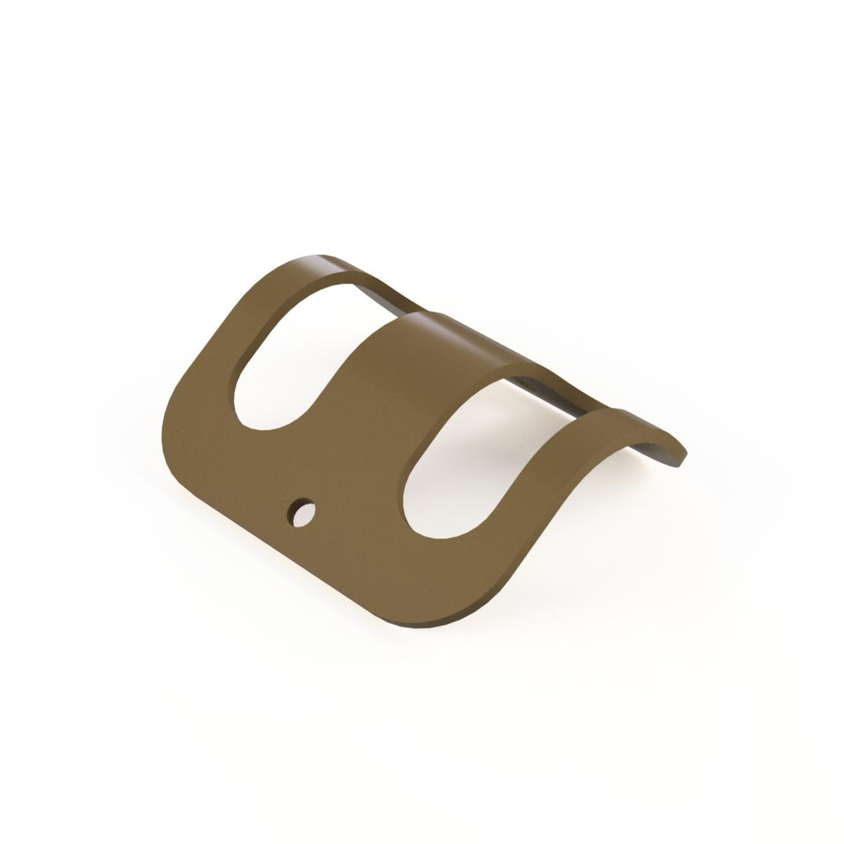 PORTAPOSATE ALLUMINIO CORTEN 2 POSTI 6X5,5X1,5CM