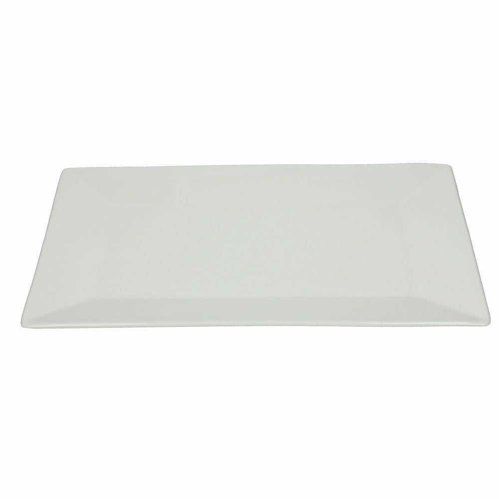 PIATTO PIANO RETTANGOLARE 38X23CM PLAIN BIANCO