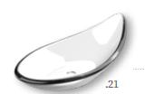 PIATTINO A GOCCIA MONODOSE TRASPARENTE 18CC CF 6PZ