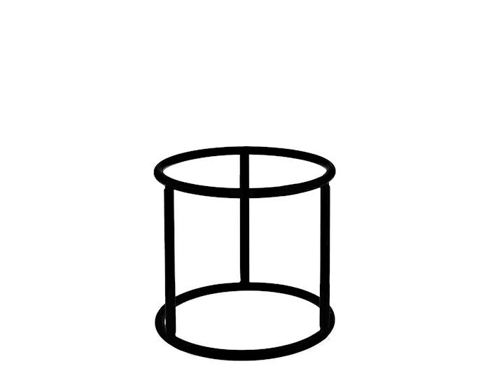 ALZATA IN FERRO BATTUTO 22CM H20