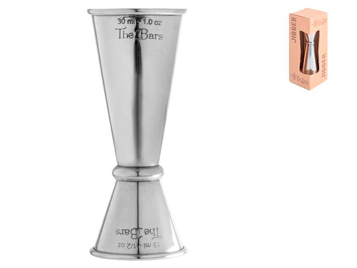 JIGGER INOX AZZURRO 15/30ML
