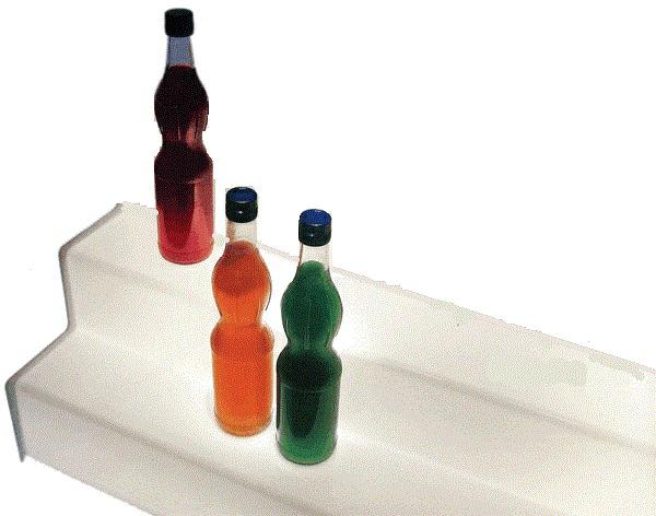 ESPOSITORE LED A 2 GRADINI DIM.1000X385X265H