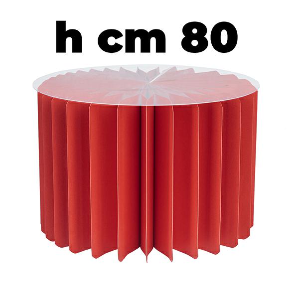 COLONNA CARTA 180 GR30X80 ROSSO+PLAST TOP