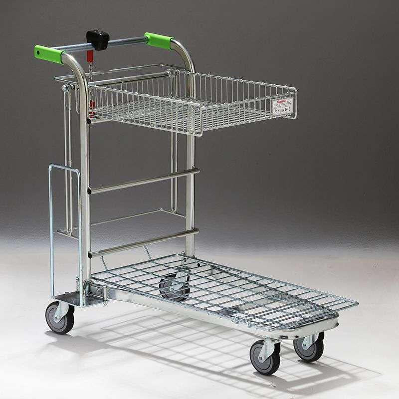 CARRELLO BRICO IMBOTTI. C/CESTO RIBALTABILE 660X111X1030H