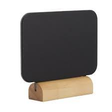 SET 4 LAVAGNETTE DA TAVOLO RETTANGOLARE BASE IN LEGNO 7.5X9