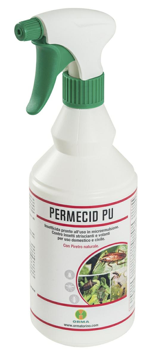 INSETTICIDA PERMECIDPU PRONTO ALL'USO 750ML BASE PERMETRINA