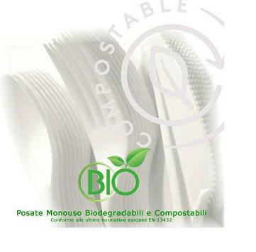 CUCCHIAIO 165MM "BIO-PLA" COMPACT BIANCO 5,3GR CF=50PZ