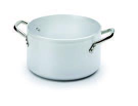 CASSERUOLA ALTA 2/M AL 3MM. FONDO INDUZIONE CM.24