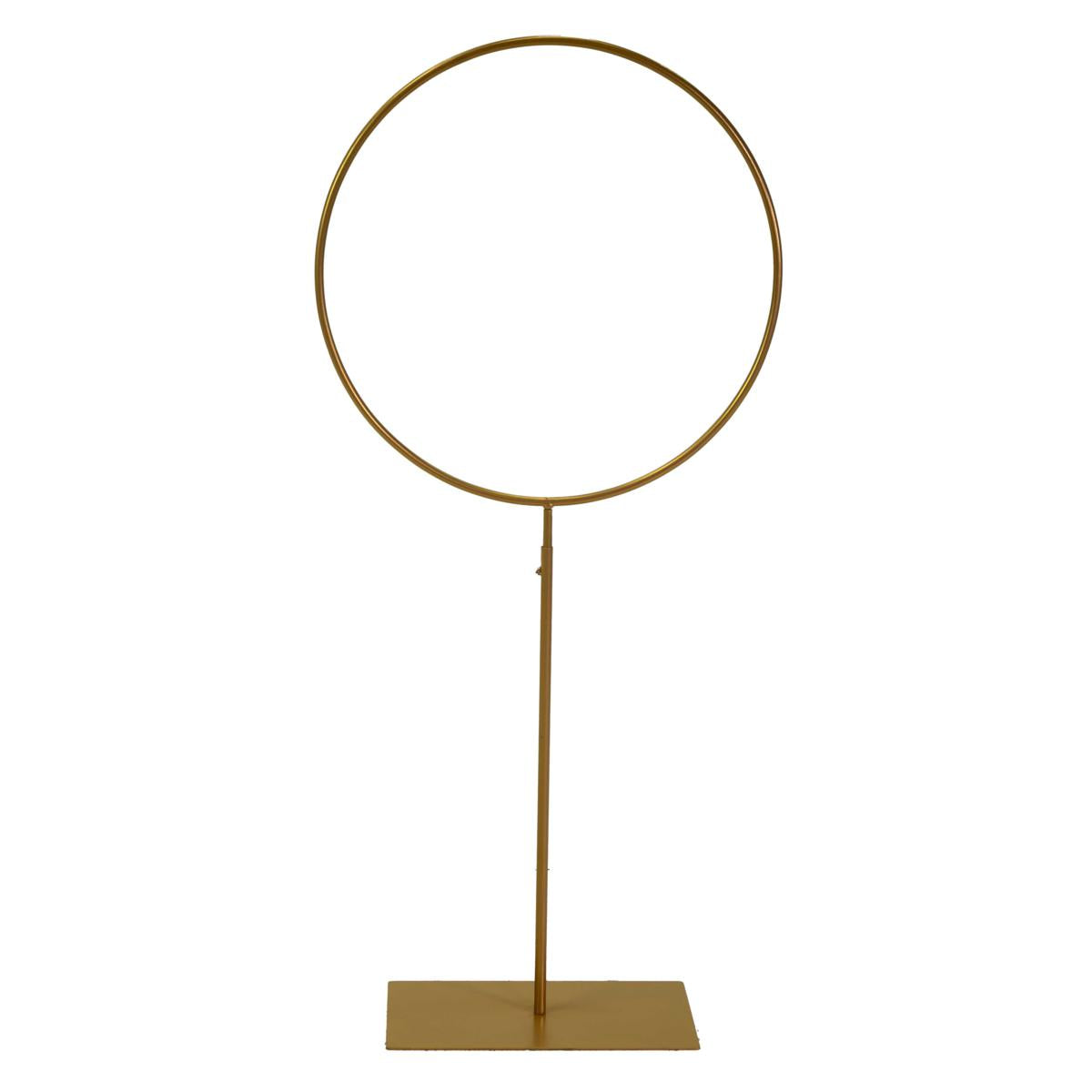 ESPOSITORE METALLO REGOLABILE ORO TONDO 50X20X107.5H
