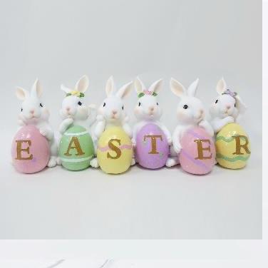 SCRITTA UOVA EASTER DECOR 33X11X12