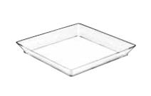 VASSOIO MEDIUM TRASPARENTE 13X13 CF 12PZ
