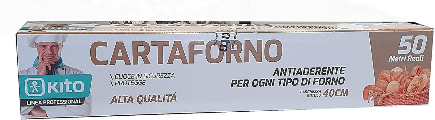 CARTA FORNO SCATOLATA 50MT 33MM 45GR
