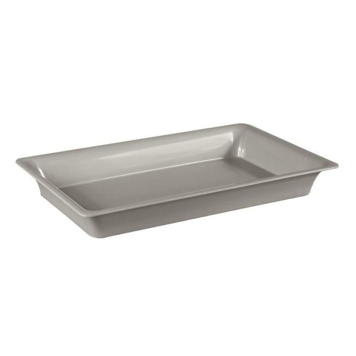 BACINELLA SLIM GN 1/1 H10 MIS.530X325 MELAMINA GRIGIA