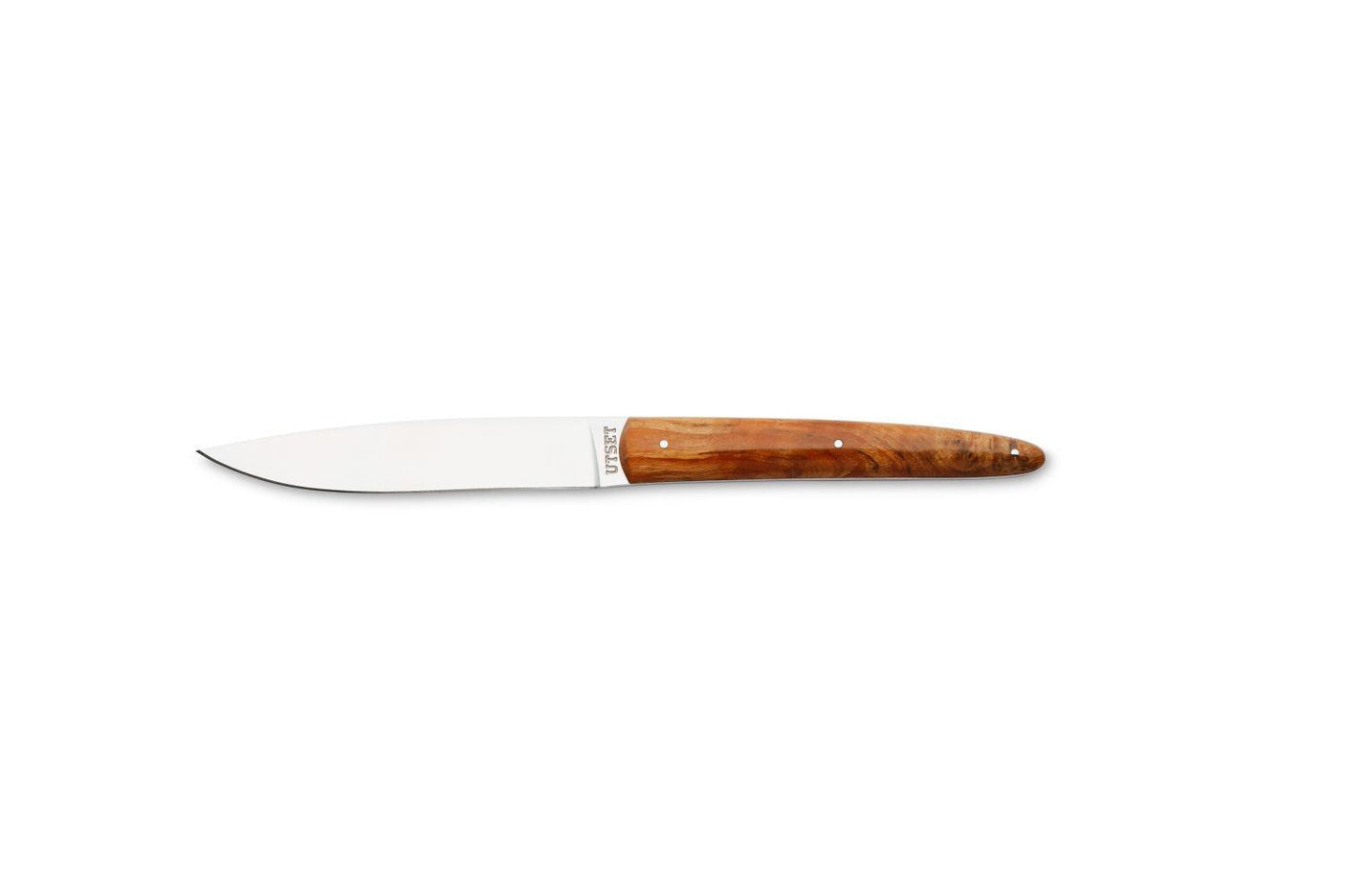 COLTELLO TAVOLA MANICO LEGNO ARANCIO