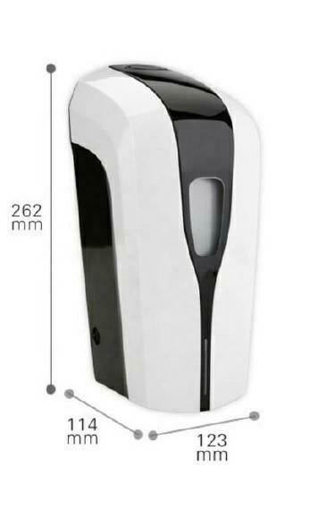 DISPENSER AUTOMATICOPER GEL MANI IN ABS 1LT BIANCO/GRIGIO