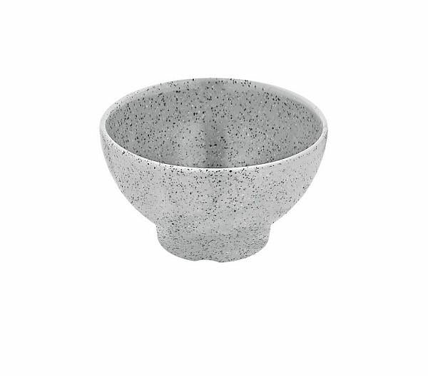 BOWL CON PIEDE CM.14X7H SHOW PLA GRANITO