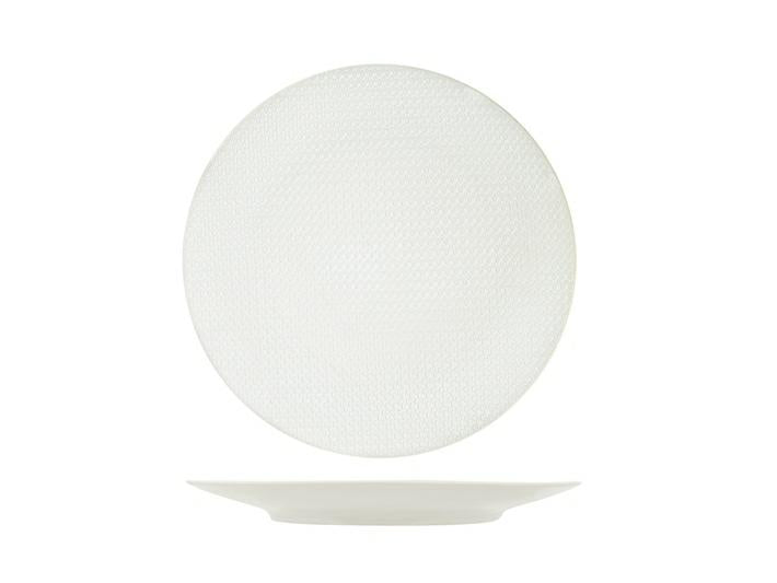 PIATTO PIANO UNION 27CM STW BIANCO