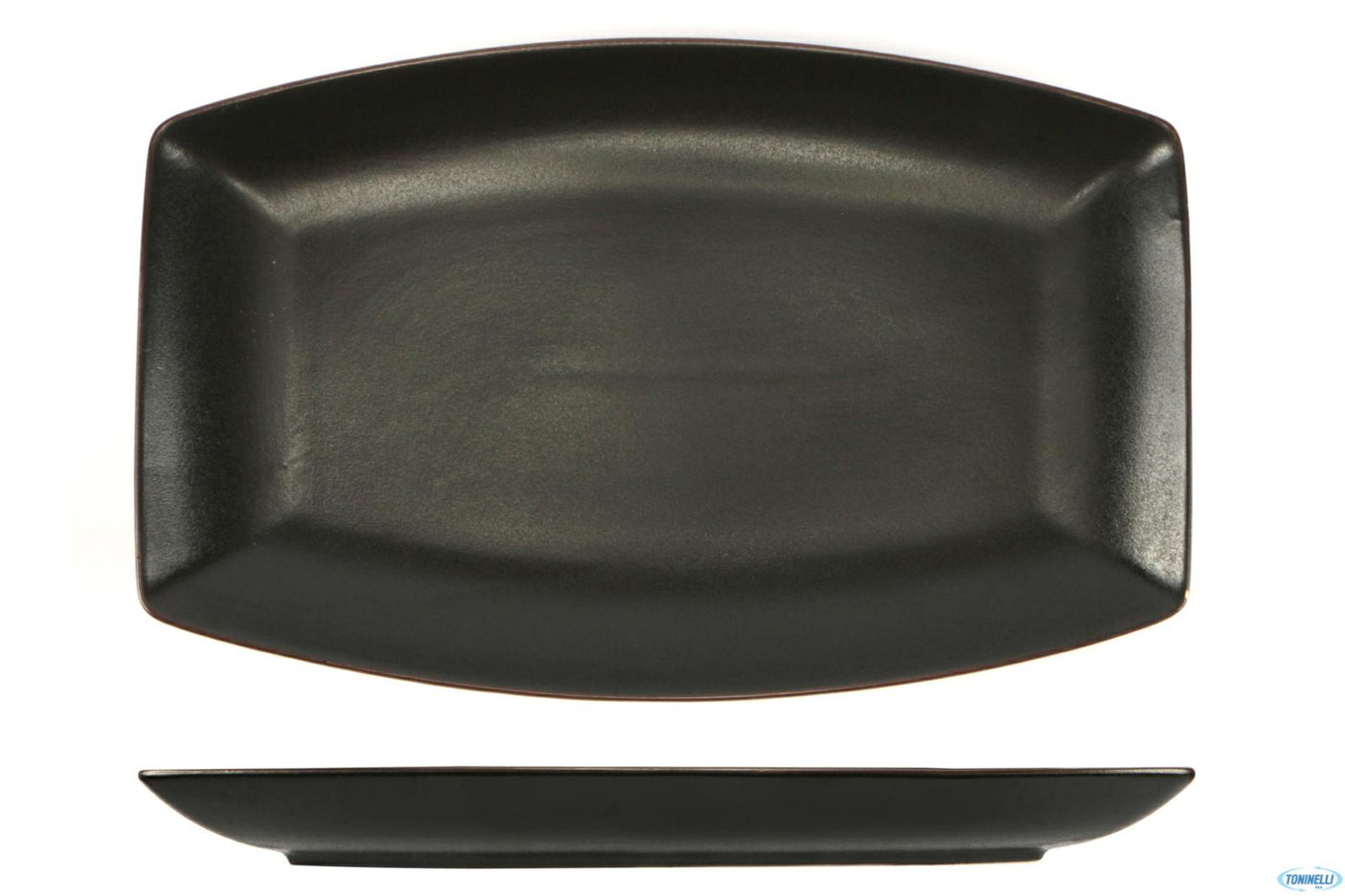 VASSOIO RETTANGOLARECM.37X23 STROMBOLI NERO