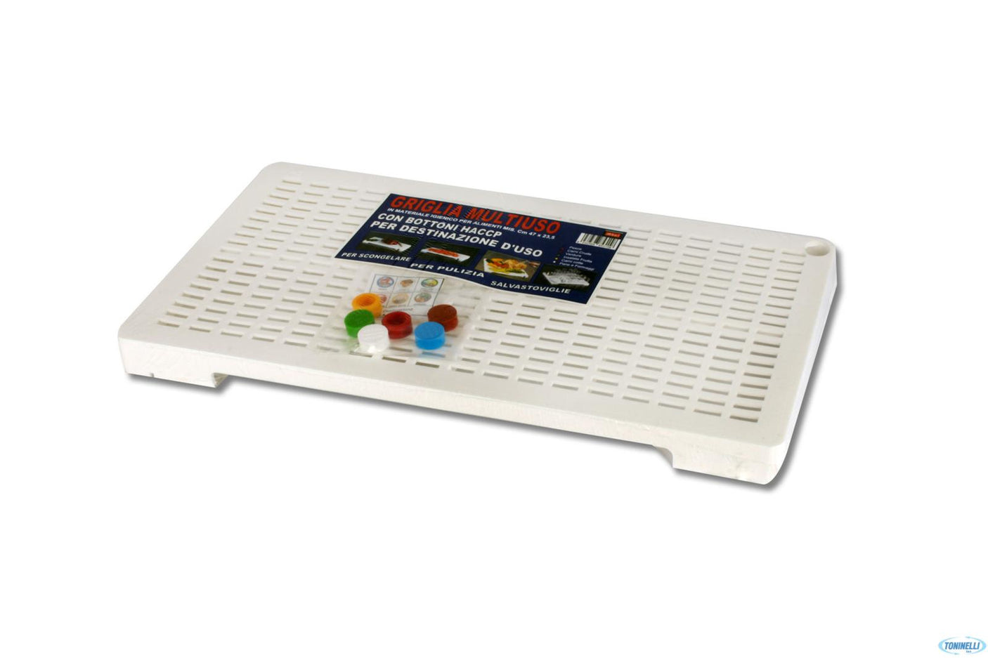GRIGLIA MULTIUSO BIANCA COMPONIBILE MIS.47X23,5