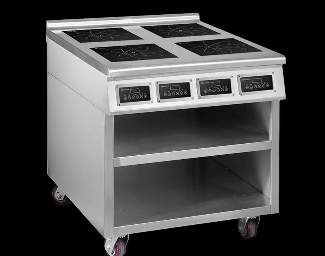 CUCINA A INDUZIONE A 4 ZONE 17KW
