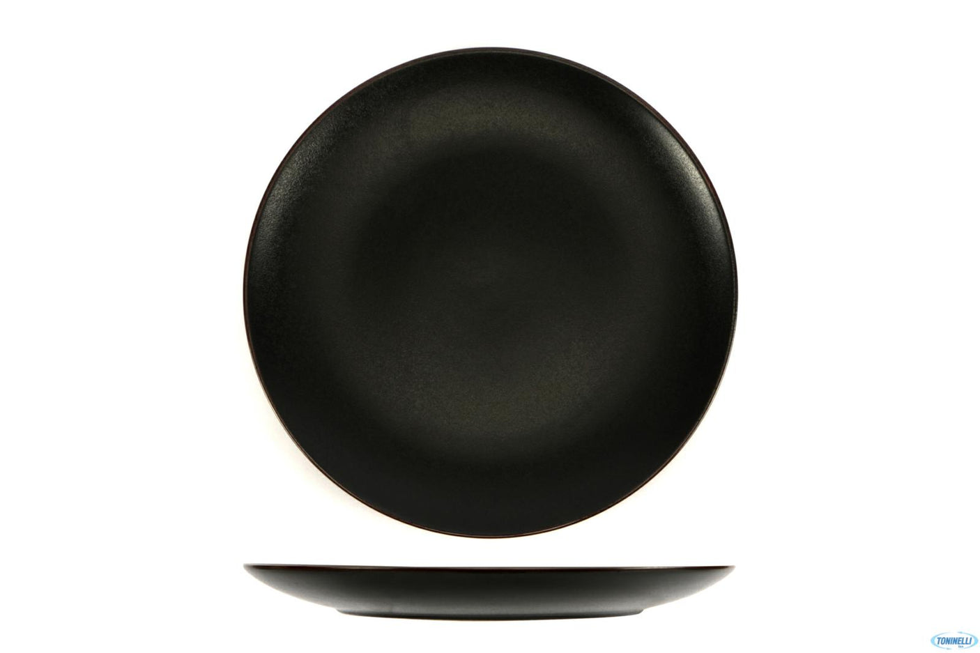 PIATTO PIANO CM.28,5STROMBOLI NERO
