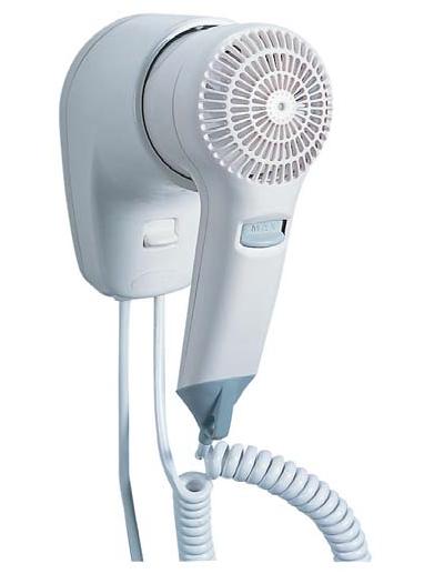 ASCIUGACAPELLI IN ABS BIANCO 2 VELOCITA' 1200W