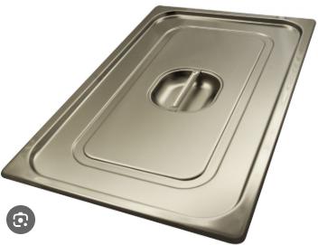 COPERCHIO GN 1/1 IN ACCIAIO 530x325 mm