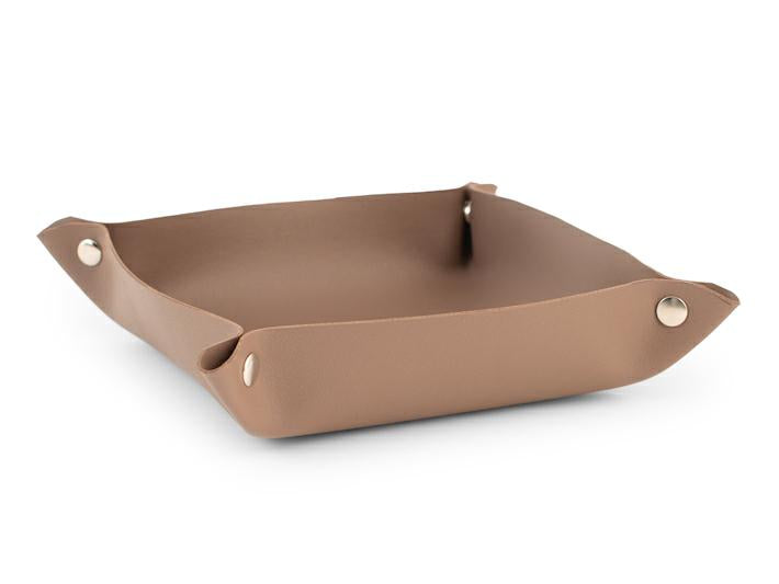 SVUOTA TASCHE PVC QUADRATO TORTORA CM.22X4,5H