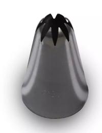 BOCCHETTA IN ACCIAIO FORO A STELLA FRANCESE 13MM