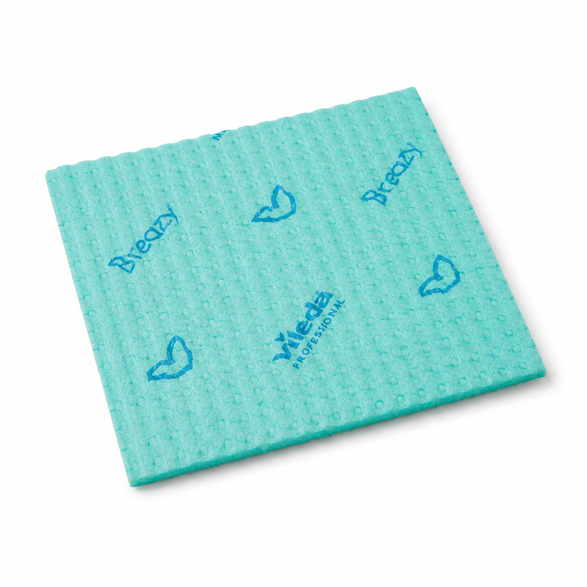 PANNO 35X36CM MICROFIBRA BREAZY VERDE CF=25PZ