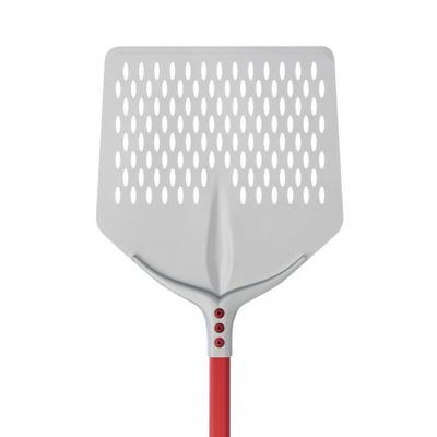 PALA PIZZA "TULIP" 36X36CM FORATA ALL.ANODIZZ.MANICO 150CM