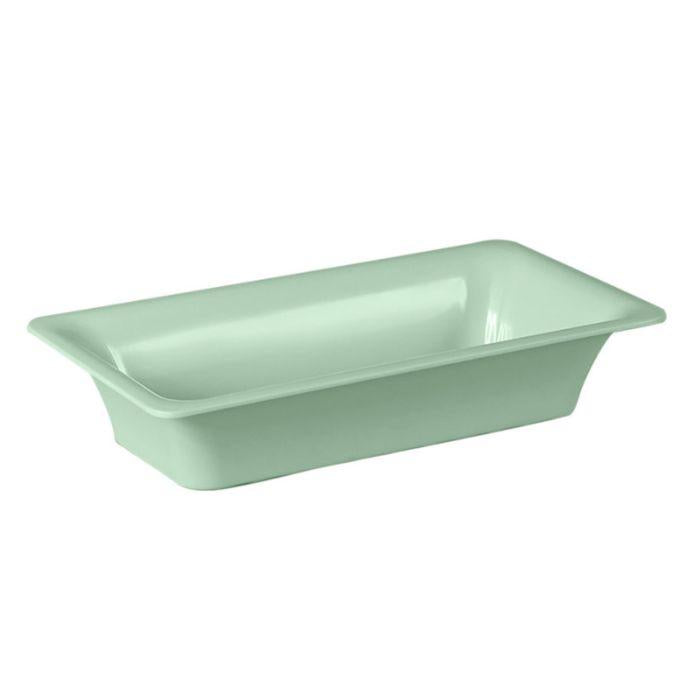 BACINELLA SLIM GN 1/3 H65 MIS.325X176 MELAMINA VERDE