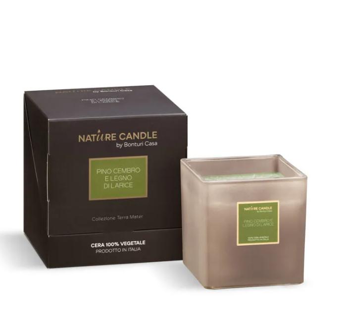 CANDELA CERA 180GR PINO CEMBRO/LARIC"TERRA MATER"