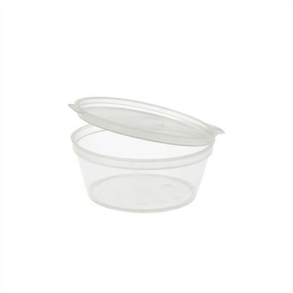 CONTENITORE SALSE C/COP. 60ML PP TRASPARENTE CF=50PZ