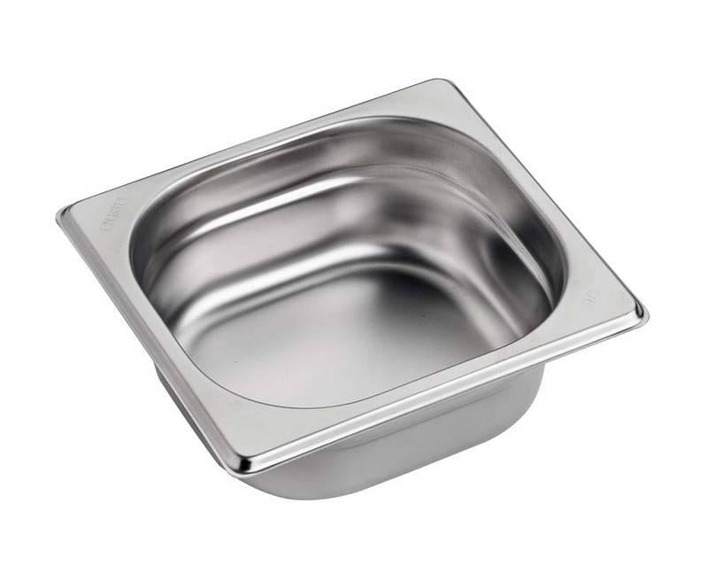 BACINELLA GN 1/6 H65DIM.176X162MM ACCIAIO INOX