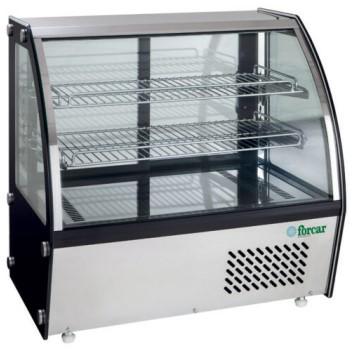 VETRINA REFRIGERATA VETRO mod.VPR CURVO VENT.+2/+8°C